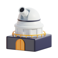 3D Space Observatory Telescope Structure Design png