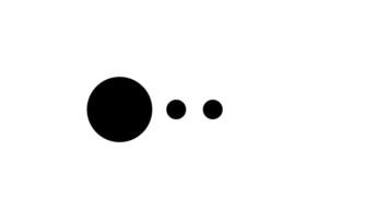 animated circle eat dot loader for loading animation motion graphic alpha channel loop design video