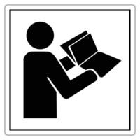 Person Reading or Holding Open Book Icon vector