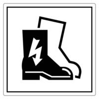 Safety Icon of Protective Gear with Lightning Symbol vector