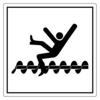 Caution Sign for Slippery Surface Hazard vector