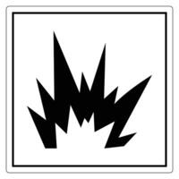 Explosion Symbol on Simple Background vector