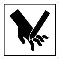 Hand Symbol with Pencil and Gesture vector
