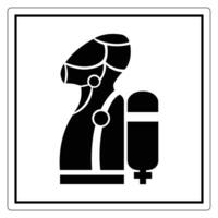 Robot Arm with Microphone Icon for Technology Themes vector