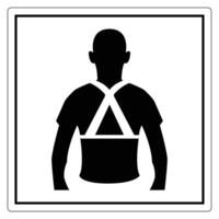 Person with arm support in medical illustration vector