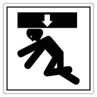 Safety Warning Sign for Low Clearance Area vector
