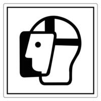 Minimalist Graphic of Head in Profile Design vector