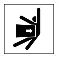 Emergency Exit Sign with Person Icon vector