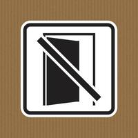 No Access Sign on Brown Background vector
