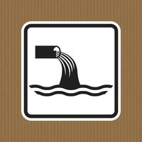 Industrial Drainage Symbol on Textured Background vector