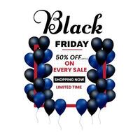 Black Friday Mega Best Discount on special Sale with exclusive Promo Prices and Offers in November vector