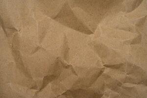 Recycle Paper Texture background. Crumpled Old kraft paper abstract shape background with space paper for text high resolution photo