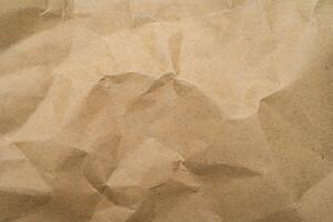 Recycle Paper Texture background. Crumpled Old kraft paper abstract shape background with space paper for text high resolution photo