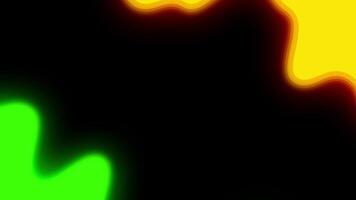 A colorful abstract background with a black background video