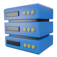 3d render illustration of server, technology 3d elements, rendering. it can be used for any purpose. png