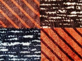 Fill inframe photo, close up of a carpet pattern. Soft fur carpet. Suitable for your home. photo