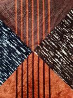 Fill inframe photo, close up of a carpet pattern. Soft fur carpet. Suitable for your home. photo