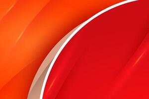 abstract orange background circle shape gradient red vector