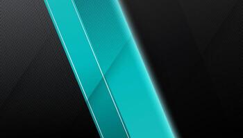 abstract poligonal shape gradient black turquoise line vector