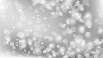 Winter bokeh soft light abstract background. Blurry white and gray backdrop wallpaper vector