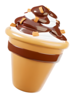 chocolate and coffee Ice Cream png