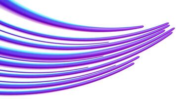 3D Fluid Zoom in Motion Effect, Purple Smooth Light Gradient Isolated on White Background vector