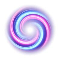 Abstract Ring Light Effect Isolated on White vector