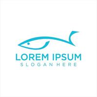 Fish logo gradient colorful design illustrations vector