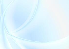 Light blue abstract smooth blurred waves background vector