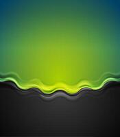 Abstract contrast wavy background vector