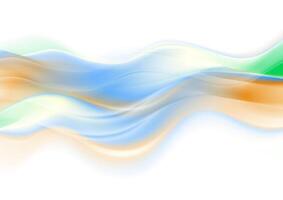 Abstract colorful smooth blurred waves background vector