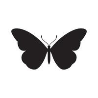 monarch butterflies drawn silhouette with background. vector