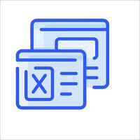 A blue icon with a check and a phone vector