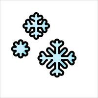 Snowflakes clip art vector