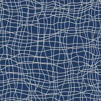 Abstract ink wavy lines seamless pattern. Stripe texture with textured irregular lines. Great for textile, fabric, wallpaper, wrapping, scrapbook and packaging vector