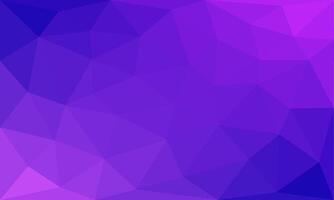 Beautiful abstract geometric triangular low poly background design. Gradient on purple and blue color vector