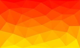 Abstract geometric polygon pattern background. Red and yellow gradient atmosphere illustration template for banner, digital, web, cover, greeting, poster, decoration, display, advertising, surface vector