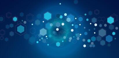 Abstract technology futuristic blue background editable vector