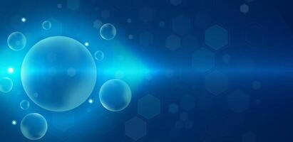 Medical research and technology. Science and futuristic sci fi abstract modern background. illustration vector