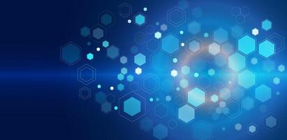Abstract technology futuristic blue background editable vector