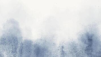 Abstract horizontal watercolor background scattered blue ink texture. Hand drawn texture. Brush stroked painting pastel color watercolour vector
