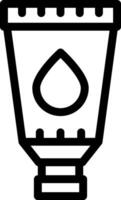 A black and white icon of a cup vector