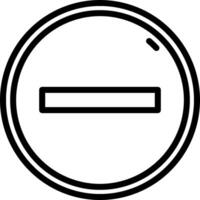 A black and white image of a circle with an empty space vector
