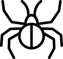 Spider icon on white background vector