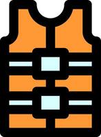 Life vest icon vector