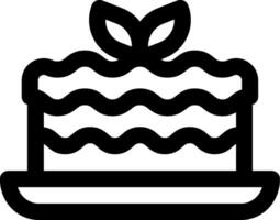 Cake icon illustration vector