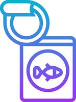Fish icon with a fish in a box vector