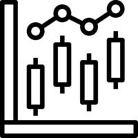 An icon of a bar chart with arrows vector