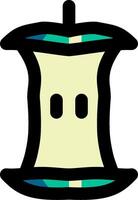 A spool of thread with a green and blue background vector
