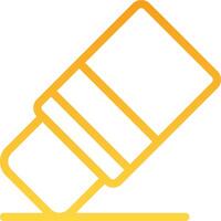 A yellow pen icon on a white background vector